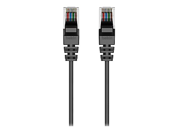 Belkin Cat.6 UTP Patch Network Cable - 12 ft Category 6 Network Cable for Network Device - First End: 1 x RJ-45 Network - Male - Second End: 1 x RJ-45 Network - Male - Patch Cable - 28 AWG - Gray