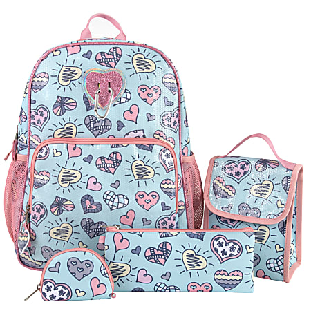 Trailmaker 6-In-1 Backpack, Heart Print