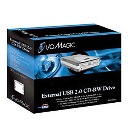 I/OMagic 52x24x52x External USB 2.0 CD-RW Drive 