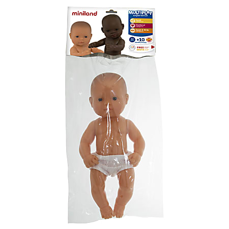 Miniland Educational Anatomically Correct Newborn Doll 12 58 MLE31031 -  Office Depot