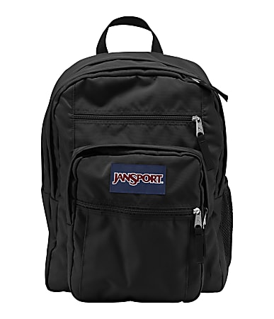 JanSport Big Student Backpack with 15" Laptop Pocket, Black