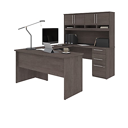 Bestar Innova 83"W U- Or L-Shaped Corner Desk