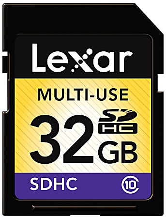 Lexar™ SDHC™ Class 10 Memory Card, 32GB