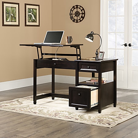 Sauder edge water lift top desk deals