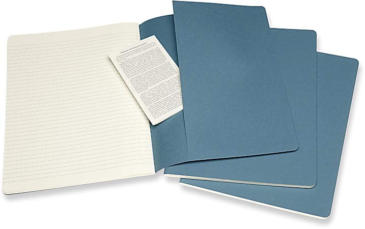 Cahier Journals Set of 3 Brisk Blue