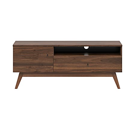 Lifestyle Solutions Worthington Console, 21-3/5”H x 53-1/5”W x 16”D, Walnut