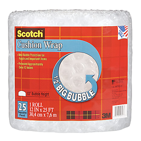 Scotch® Cushion Wrap, 12" x 25' Perforated Roll