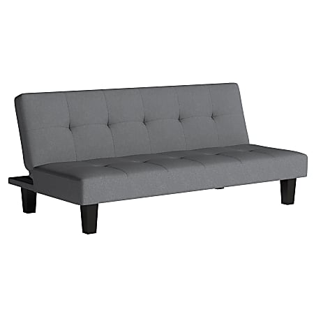 Lifestyle Solutions Serta Terri Convertible Sofa, Charcoal