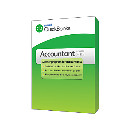 QuickBooks Accountant 2015, Download Version