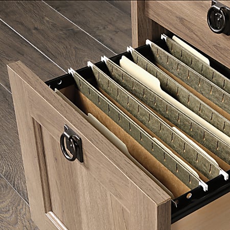 Sauder Graham Hill 47 W Computer Desk With Hutch Salt Oak ODP Business Solutions