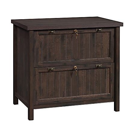 Sauder® Costa 33-3/8"W x 21-15/16"D Lateral 2-Drawer File Cabinet, Coffee Oak