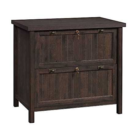 Sauder® Costa 22"D Lateral 2-Drawer File Cabinet, Coffee