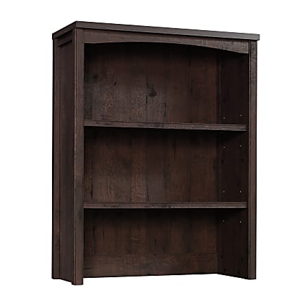 Sauder® Costa Library Hutch, Coffee Oak