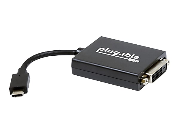 Plugable USBC-DVI - External video adapter - USB-C 3.1 - DVI