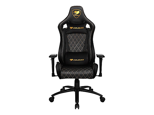 Cougar Armor S Royal Ergonomic Bonded Leather Chair BlackGold