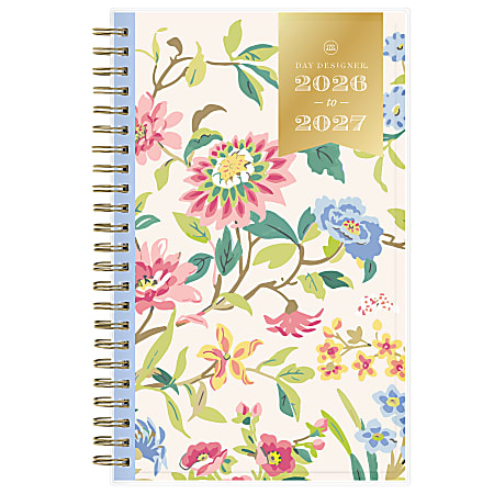 Planning Calendar DD Climbing Floral Blush CYO 5x8 AY26&ndash;27