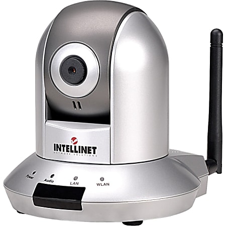 Intellinet Wireless 300N 1.3MP CMOS Pan/Tilt Network Camera - Motion-JPEG + MPEG4