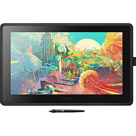 Wacom DTK2260K0A Cintiq 22 Graphic Tablet - Graphics Tablet - 21.6" LCD - 18.74" x 10.55" - 5080 lpi Cable - 16.7 Million Colors - 8192 Pressure Level - Pen - HDMI - PC, Mac - Black