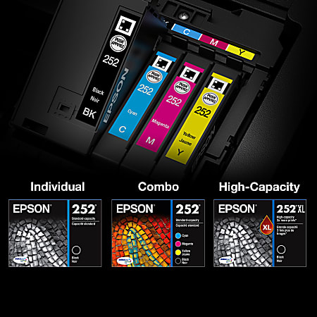 Epson DURABrite 124 Original Ink Cartridge - Inkjet - 170 Pages - Black, Cyan, Magenta, Yellow - 4 / Pack Epson DURABrite 124 Original Ink Cartridge - Inkjet - 170 Pages - Black, Cyan, Magenta, Yellow - 4 / Pack