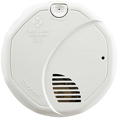 First Alert Dual-Sensor Smoke & Fire Alarm, 3-3/4”L x 6-3/4”W x 8-1/2”D