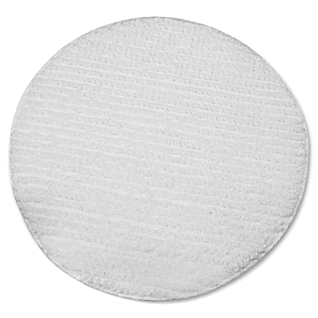 Impact Products Low Profile Carpet Bonnet - 6/Carton - 17" Width x 17" Depth - Polyester - White
