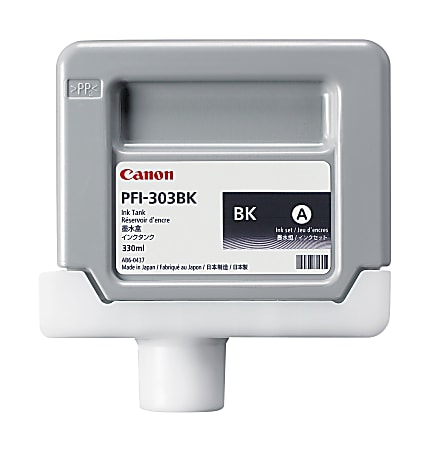 Canon® PFI-303 Black Ink Cartridge, PFI-303BK