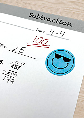 Teacher Created Resources Stickers Brights 4Ever Smiley Faces Pack