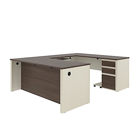 Bestar Prestige 72 W U Shaped Executive Computer Desk With