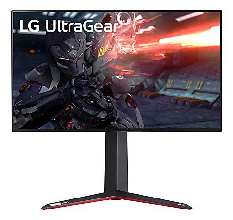 Lg 27 Ultragear 4k Uhd Ips Gaming Monitor Freesync 27gn950 B Office Depot