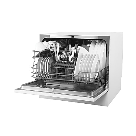 Rca rdw3208 electronic countertop dishwasher top