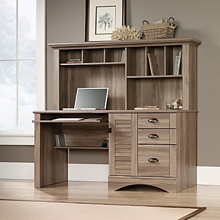 Sauder salt oak graham hill desk clearance
