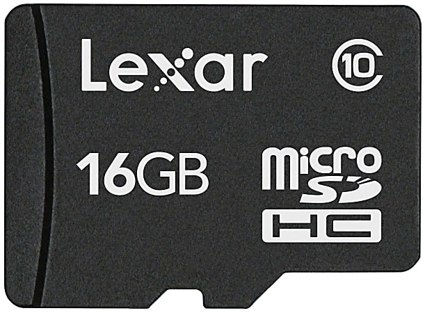 Lexar® microSDHC Class 10 Memory Card, 16GB