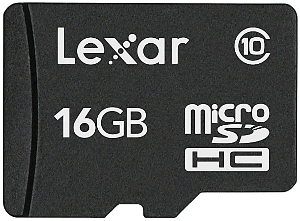 Lexar® microSDHC Class 10 Memory Card, 16GB