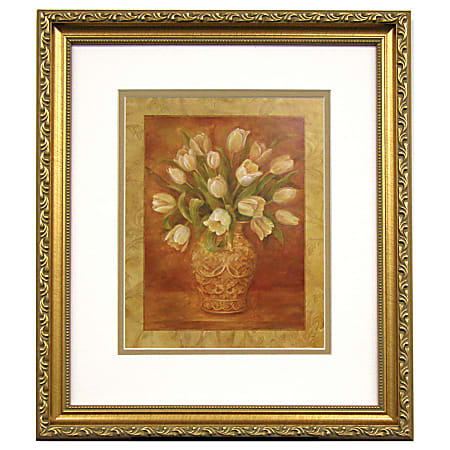 Framed Artwork, Tulip Arrangement