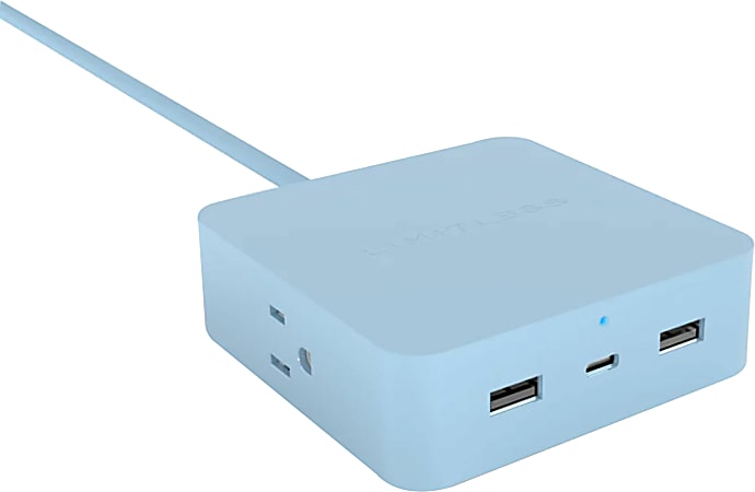 Limitless Innovations PowerPro 5-Device Desktop Charger, Blue,