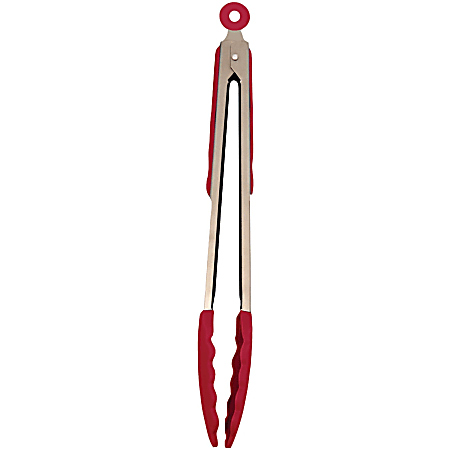 Starfrit Silicone Tongs 12" - Grill - Red