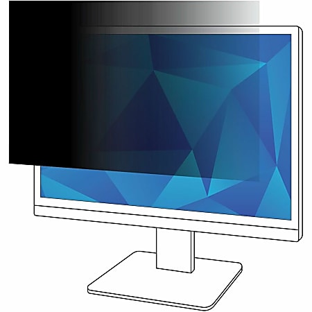 3M Privacy Filter for Monitors, 23.5" Full Screen, 16:9 Aspect Ratio, Redcues Blue Light, Anti-Glare