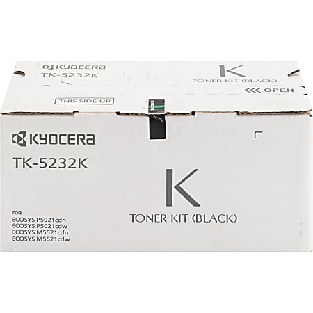 Kyocera® TK-5232K Black High Yield Toner Cartridge