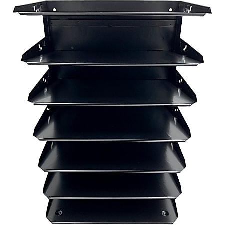Huron Horizontal Slots Desk Organizer - 7 Compartment(s) - Horizontal - 18 Huron Horizontal Slots Desk Organizer - 7 Compartment(s) - Horizontal - 18