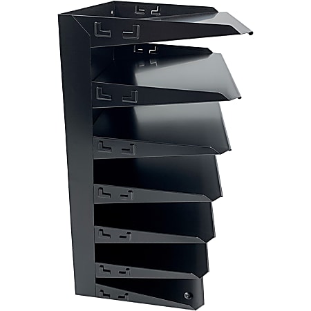 Huron Horizontal Slots Desk Organizer - 7 Compartment(s) - Horizontal - 18 Huron Horizontal Slots Desk Organizer - 7 Compartment(s) - Horizontal - 18