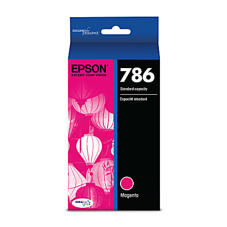 Epson® 786 DuraBrite® Ultra Magenta Ink Cartridge, T786320-S