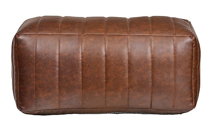 Realspace™ Footrest, 12"H x 22"W x 10"D, Brown