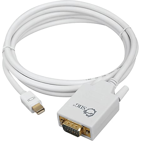 SIIG 6 ft Mini DisplayPort to VGA Converter Cable (mDP to VGA)