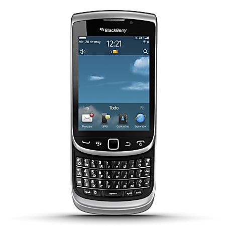 BlackBerry® Torch 9810 4G LTE Slider Cell Phone, Zinc Gray, PBN100077