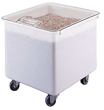 Cambro Flat-Top Ingredient Bin, 32 Gallons, 23"H x 22"W x 24"D, White
