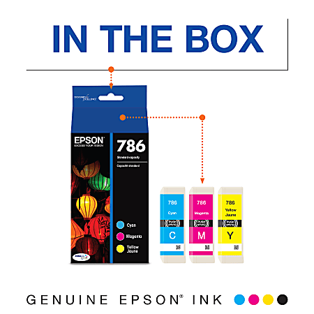 T786520-S (786) DURABrite Ultra Ink, Cyan/Magenta/Yellow T786520-S (786) DURABrite Ultra Ink, Cyan/Magenta/Yellow