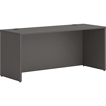 HON® Mod 66" Credenza Computer Desk Shell, Slate Teak