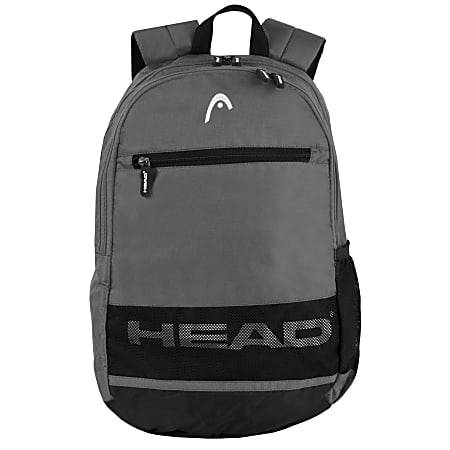 HEAD Alley Backpack With 15" Laptop Pocket, Gray