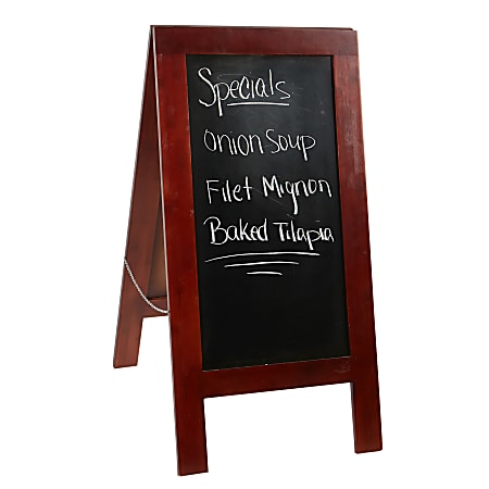 Mind Reader Restaurant Chalkboard Sign, Wood, 40 1/4