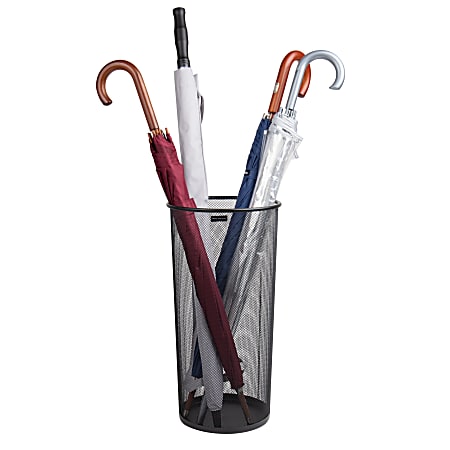 Mind Reader Umbrella Stand 19 12 H x 10 14 W x 10 14 D Black